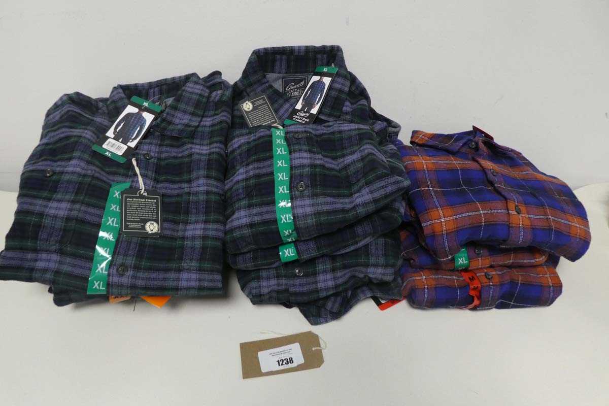 Lot 1238 - Approx. 15 men's Grayers heritage flannel shirts.