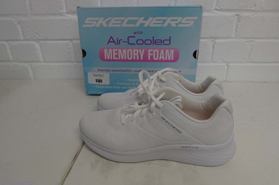 Lot 1141 - A boxed pair of women's Skechers sketch lite...