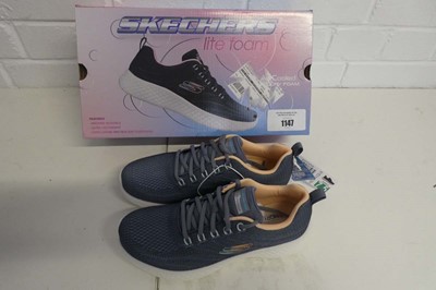 Lot 1147 - A boxed pair of women's Skechers lite foam...