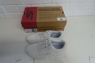 Lot 1151 - A boxed pair of women's Skechers go walk air...