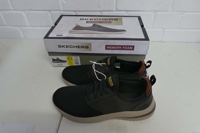 Lot 1159 - A boxed pair of men's Skechers classic fit...