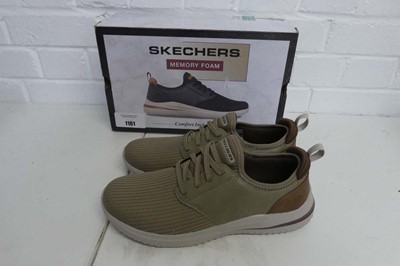 Lot 1161 - A boxed pair of men's Skechers classic fit...