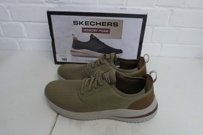 Lot 1162 - A boxed pair of men's Skechers classic fit...