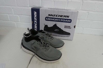 Lot 1166 - A boxed pair of men's Skechers liteweight...