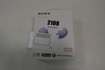 Lot 2108 - Sony WFC100N noise cancelling earbuds