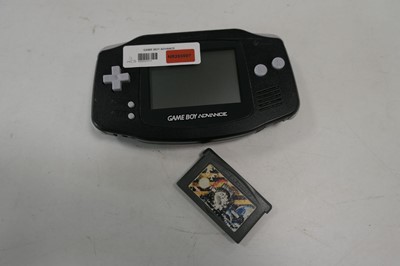 Lot 2111 - Nintendo GameBoy Advance in black AGB001