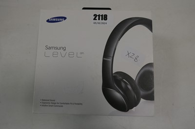 Lot 2118 - Samsung Level On headphones, boxed