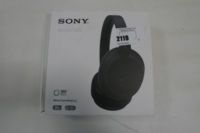 Lot 2119 - Sony WHCH720n noise cancelling headphones