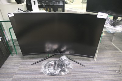 Lot 2136 - MSI G3 2 CQ4 E2 Curved 31.5" gaming monitor,...