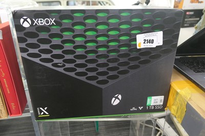 Lot 2140 - Xbox Series X, 1 TB SSD, boxed