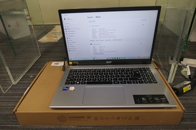 Lot 2141 - Acer Aspire 3 laptop in silver with Windows 11,...