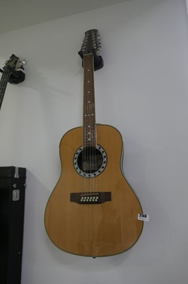 Lot 2148 - Hanks 12 string acoustic electric guitar