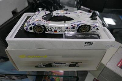 Lot 2152 - 1/18 model Spark no:25 Porsche Le Mans 911gti,...