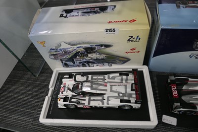 Lot 2155 - 1/18 model Sparks Porsche 2015 Le Mans winning...