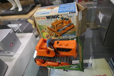 Lot 2156 - Tri-ang Minic Clockwork Series II Tractor &...