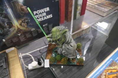 Lot 2162 - Custom painted figure of Star Wars Yoda