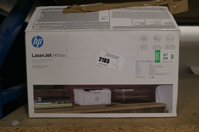 Lot 2183 - Boxed HP Laserjet M110W printer