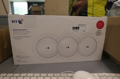 Lot 2203 - BT Home Wifi 3-disc system