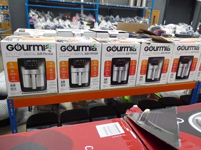 Lot 3026 - 5 Gourmia 6.7L digital ait fryers