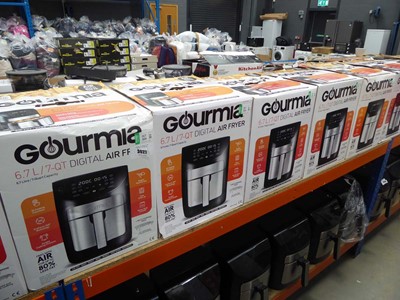 Lot 3027 - 5 Gourmia 6.7L digital ait fryers