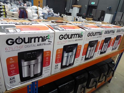 Lot 3028 - 5 Gourmia 6.7L digital ait fryers