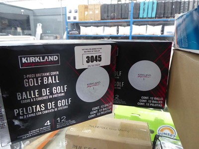 Lot 3045 - 2 boxes of Kirkland golf balls