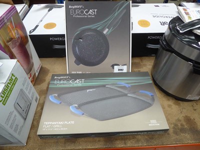 Lot 3082 - Berkhoff Eurocast frying pan plus grill