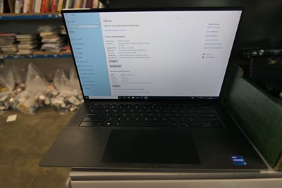 Lot 2244 - Dell XPS15-9510 laptop with Intel i5 -1140H...