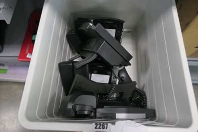 Lot 2267 - Box of Polycom phones