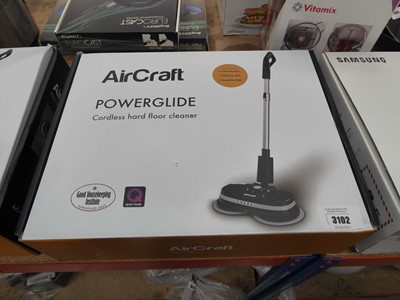 Lot 3102 - Aircraft Powerglide cordless hard floor cleaner