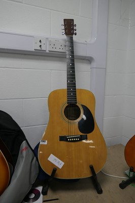 Lot 2302 - Hohner 6-string acoustic guitar, plus case