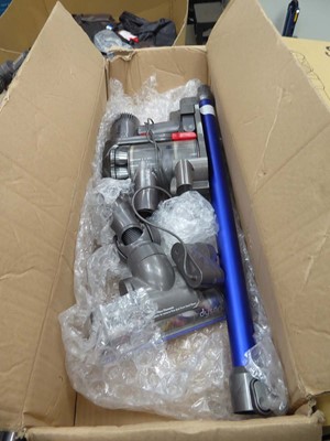 Lot 3128 - Handheld Dyson DC44 with pole, head, and charger