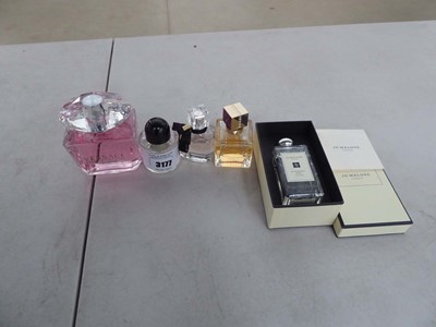 Lot 3177 - 5 loose fragrances inc. Jo Malone, Versace,...