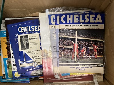 Lot 2365 - Selection of Chelsea FC programmes and magazines