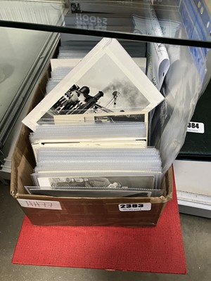 Lot 2383 - Album of vintage train photographs in box