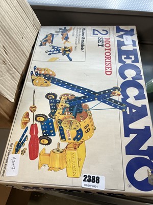 Lot 2388 - Boxed Meccano motorised construction set