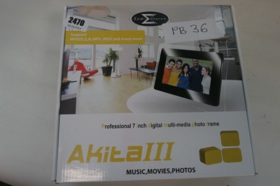 Lot 2470 - Akita 3 professional 7" digital multimedia...