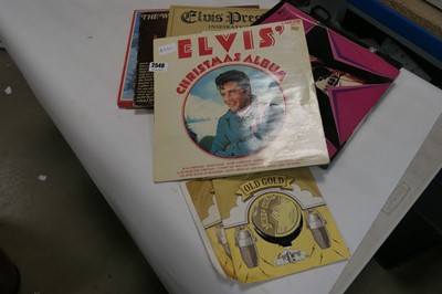 Lot 2540 - Selection of collectible Elvis Presley records