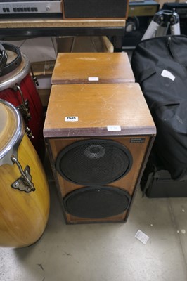 Lot 2545 - Pair of Goodmans Achromat 400 speakers