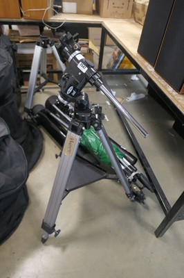 Lot 2547 - Selection of tripods and 2 telescopes