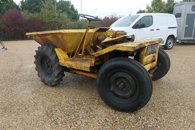 Lot 4178 - 1 tonne diesel 2 wheel drive dumper with...