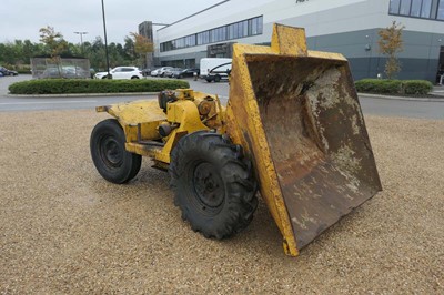 Lot 4178 - 1 tonne diesel 2 wheel drive dumper with...