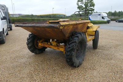 Lot 4178 - 1 tonne diesel 2 wheel drive dumper with...