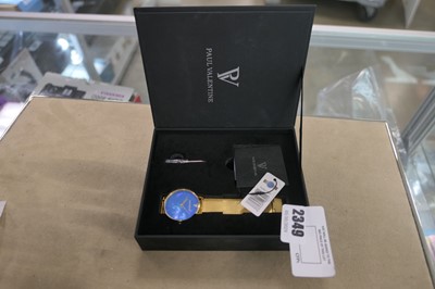 Lot 2349 - Paul Valentine watch with mother of pearl...