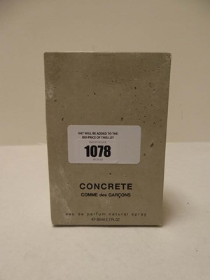 Lot 1185 - Comme des Garcons concrete eau de parfum 80ml