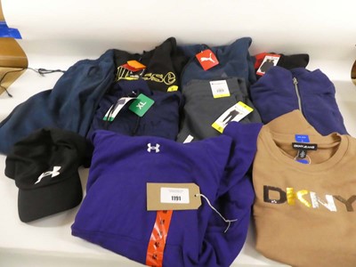 Lot 1191 - Approx. 10 items of branded clothing. To...