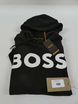 Lot 1196 - A Hugo Boss hoodie in black. Size: XL.