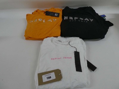 Lot 1198 - Approx. 13 women's t shirts by Replay.