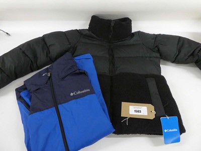 Lot 1503 - x2 items of Columbia clothing. x1 Sherpa coat...