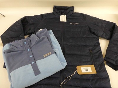 Lot 1504 - x2 items of Columbia clothing. x1 coat in navy...